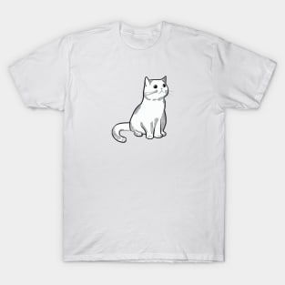 Monochromatic kitty T-Shirt